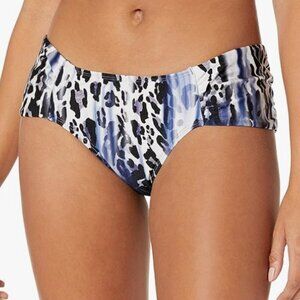 RACHEL Rachel Roy Punk Leopard-Print Ruched Side Bikini Bottom Size XL NWT